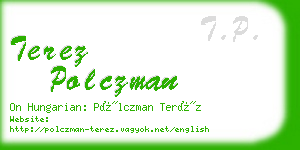 terez polczman business card